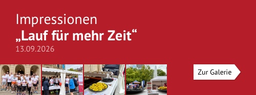 „Lauf für mehr Zeit“ am 13.09.2026 auf dem Opernplatz Frankfurt
